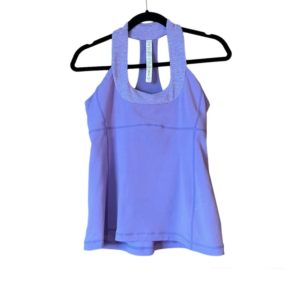 Lululemon Women's Scoop Neck Racerback Tank Top Purple/Lavender Size 10